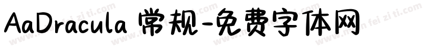 AaDracula 常规字体转换